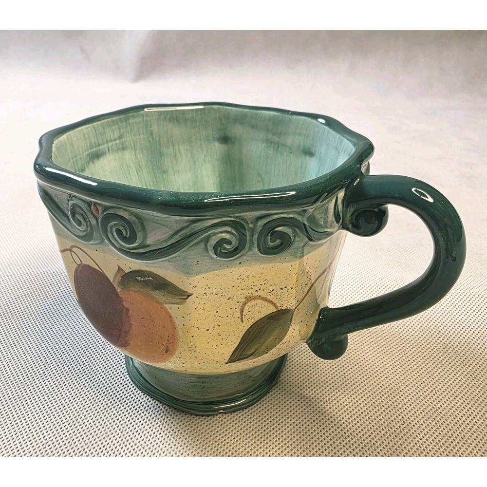 Medici Tabletops Unlimited Hand Painted Collection Wide Mouth Soup Cup/Bowl